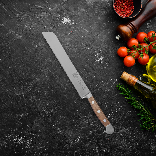 Güde Brotmesser 21cm Alpha Fasseiche