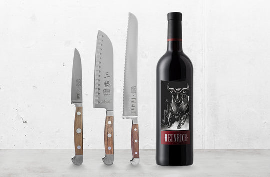 Güde Messer X Silvia Heinrich Wein Set
