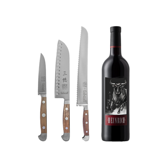 Güde Messer X Silvia Heinrich Wein Set